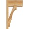 Ekena Millwork Balboa Block Rough Sawn Outlooker, Western Red Cedar, 8"W x 16"D x 28"H OUT08X16X28BOA05RWR - alternate 4